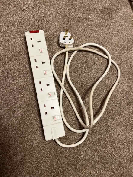 Photo of free Bag D 4 socket extension lead (Beckenham BR3) #1