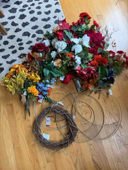 Photo of free Wreath/faux flowers/craft (Silver Spring) #1