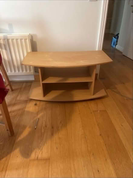 Photo of free Wood tv stand (Portmarnock) #1