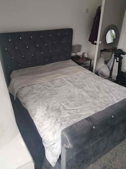 Photo of free King Size Sleigh Bed & Mattress (Elburton Village PL9) #1