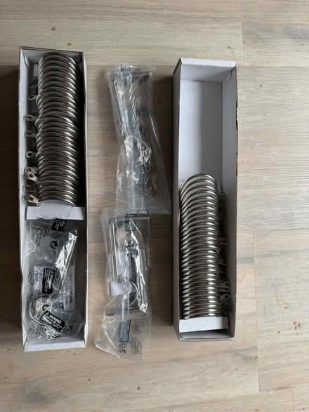 Photo of free Curtain rings and brackets sets (Woofferton SY8) #1