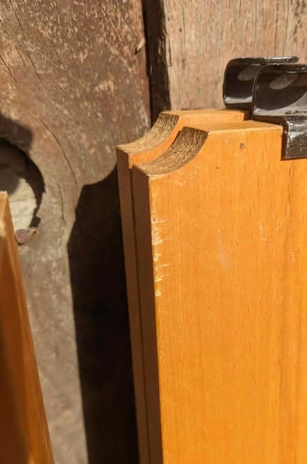 Photo of free Vintage String Shelf Wooden Shelves (PL4 Greenbank.) #2
