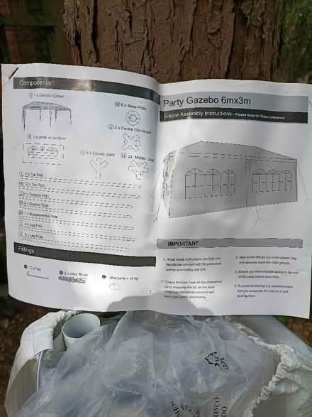 Photo of free Party Gazebo 6m x 3m (Old Woking GU22) #2