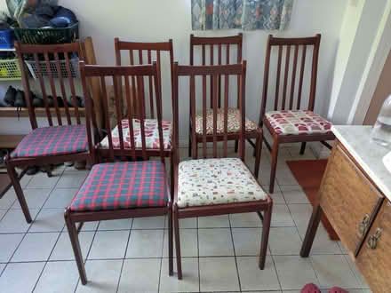 Photo of free dining chairs (6) (Coleham SY3) #1