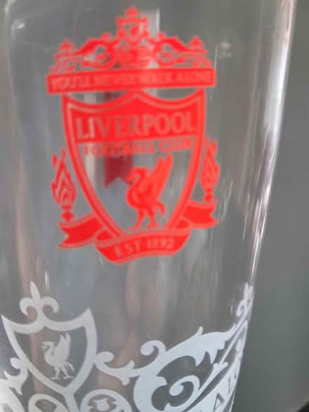 Photo of free Liverpool FC pint glass (Belper DE56) #3