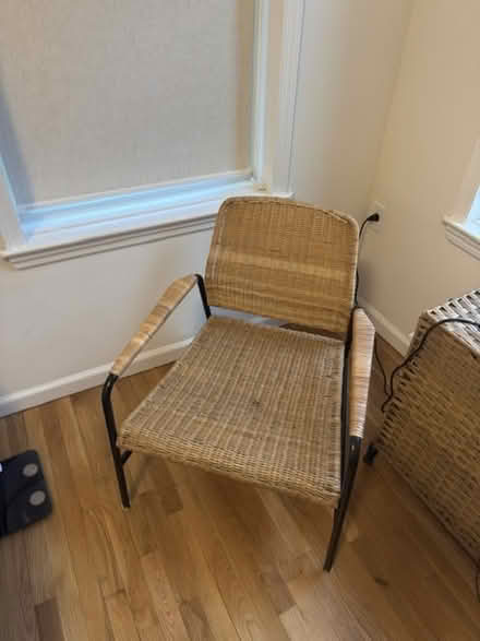 Photo of free Rattan lounge armchair (2 pieces) (Corner of 87th and Columbus) #2