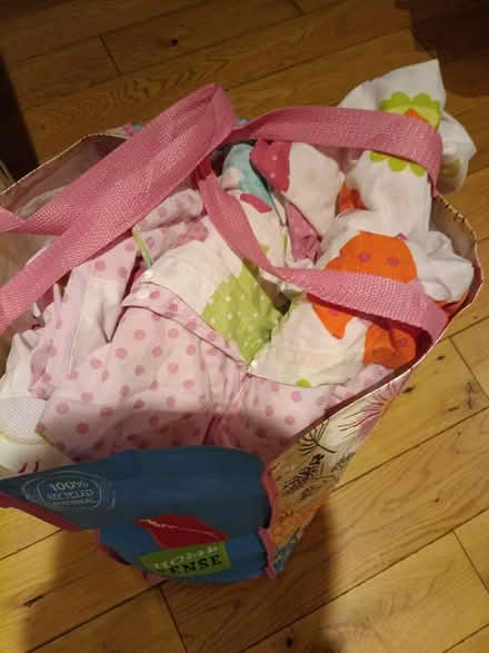 Photo of free Bag of single bed sheets and pillow cases (kids) (Abingdon OX14) #2