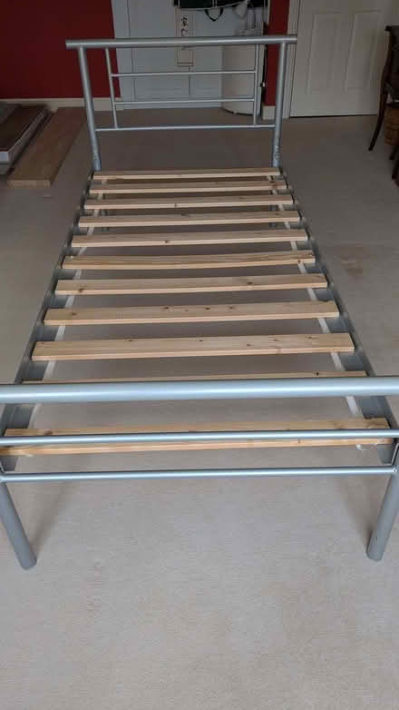 Photo of free Single metal frame bed (Jennyfield HG3) #2