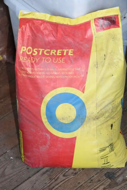 Photo of free Bag of postcrete (Malvern Link WR14) #1