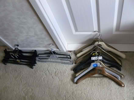 Photo of free 52 assorted coat hangers (Kempsey WR5) #1