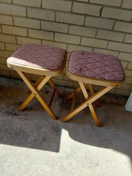 Photo of free 2 occasional stools (Backwell BS48) #1