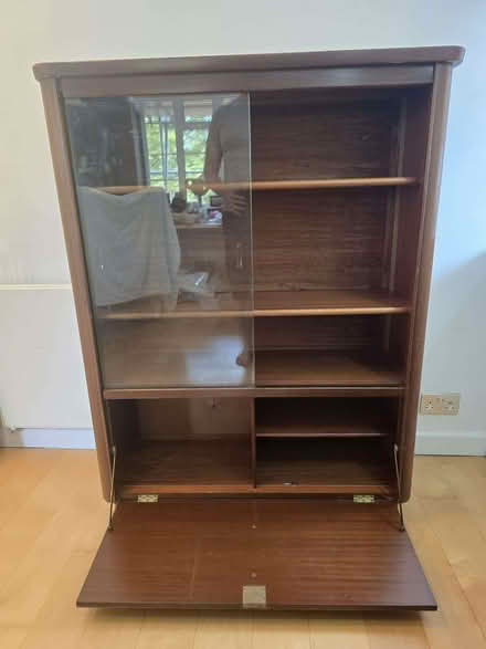 Photo of free Wooden Display Cabinet / Bookcase (Hendon NW4) #2