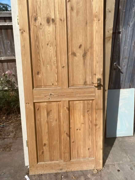 Photo of free Pine doors x3 (RG4 6SL) #1