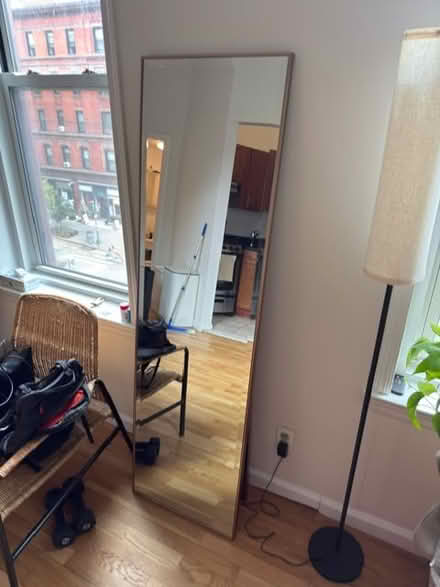 Photo of free Full length mirror - Gold frame (Corner of 87th and Columbus) #2