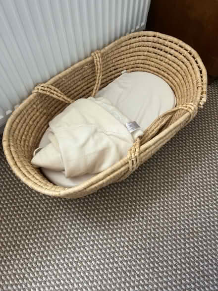 Photo of free Moses basket (Sidlesham PO20) #1