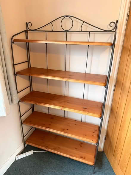 Photo of free Metal & wood shelves (Pontesbury SY5) #1