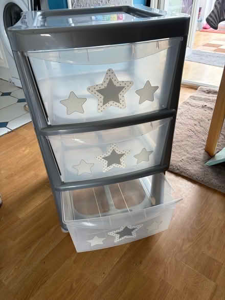 Photo of free Plastic set of drawers-broken bottom drawer (Peachcroft OX14) #1