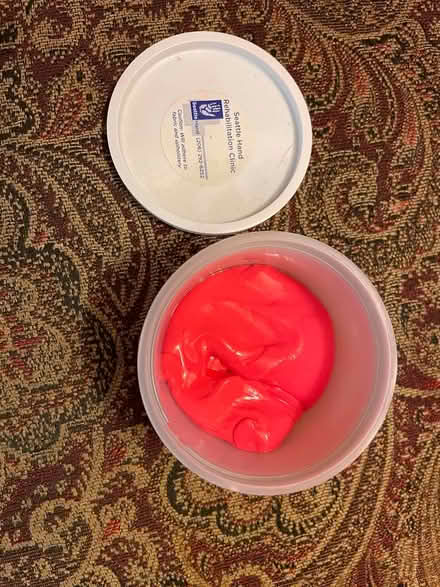 Photo of free exercise putty for hands (Wedgwood) #1