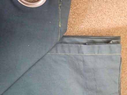 Photo of free 100% cotton teal curtains (Curdridge) #4