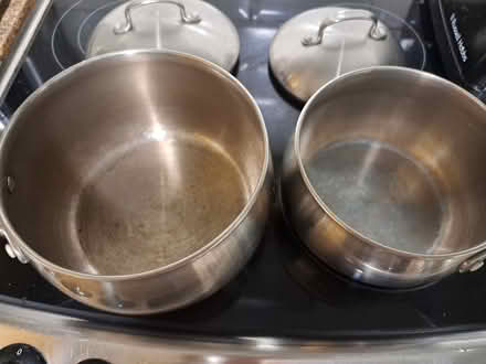 Photo of free Large and medium pan set (Bolton le Sands LA5) #2