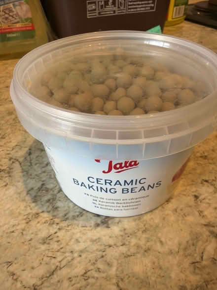 Photo of free Tub of Ceramic baking beads unused (Welling DA16) #1
