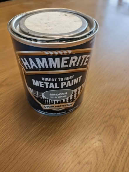 Photo of free Hammerite metal paint, part used (Muxton TF2) #1