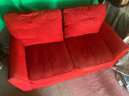 Photo of free Red sofa bed (Feltham TW14) #1