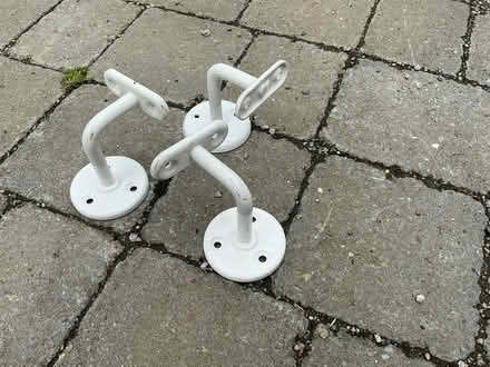 Photo of free 3 metal handrail brackets (Connor Downs TR27) #1