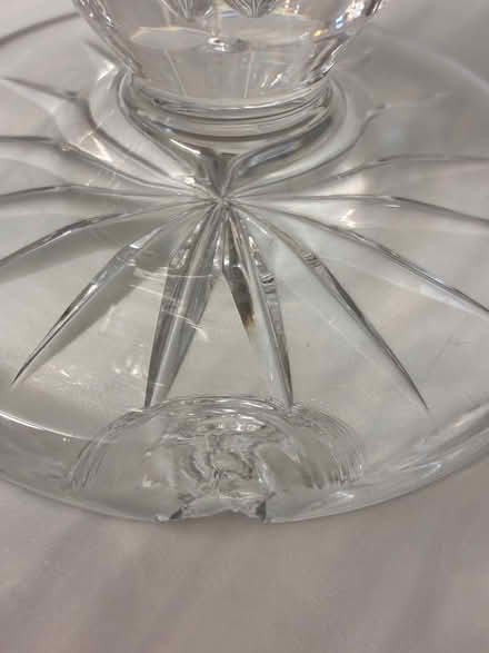 Photo of free Crystal fan-shaped footed vase (Great Boughton CH3) #2