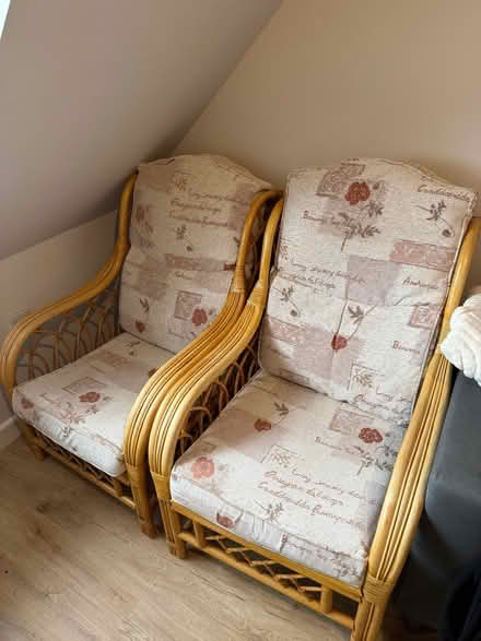 Photo of free Two rattan armchairs (Lower Mounts NN1) #1