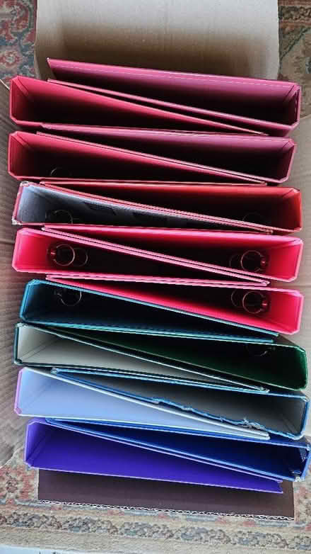 Photo of free 18 arch-files, some new, many matching colours (Townsend AL3) #1