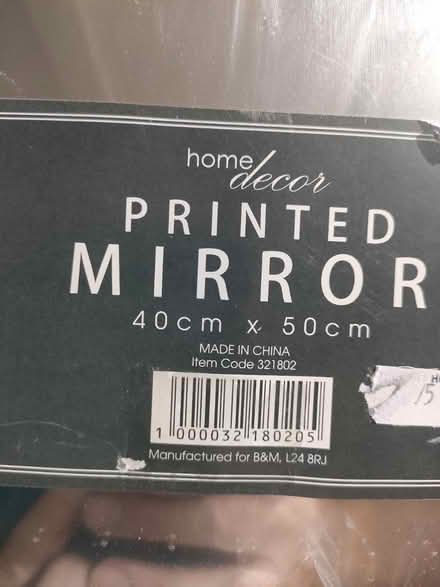 Photo of free New mirror (BA1 Bath) #2