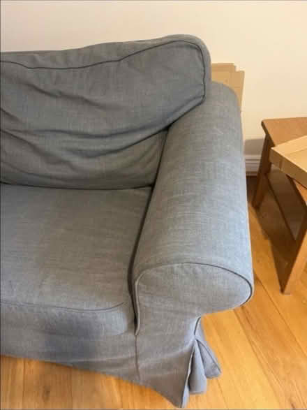 Photo of free Grey Blue Couch (Portmarnock) #2