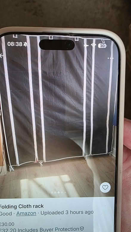 Photo of Folding cloth rack (Croydon CR5) #1