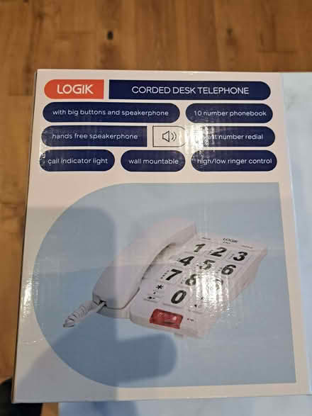 Photo of free Logik Corded Desk Phone (West Malvern CP WR14) #1