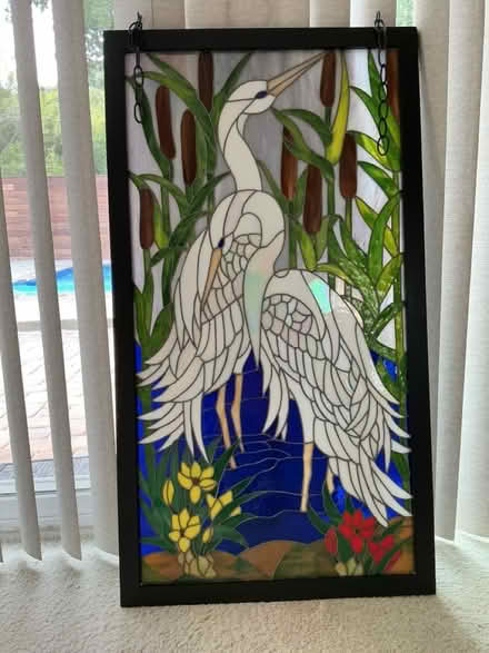 Photo of free 2 Cranes Stain Glass (Lucas Valley) #1