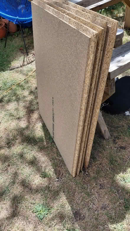Photo of free 4 x 600mm square chipboard flooring off cuts (Wallands Park BN7) #3
