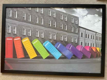 Photo of free Multicolour phone box framed pictur (Epsom) #1