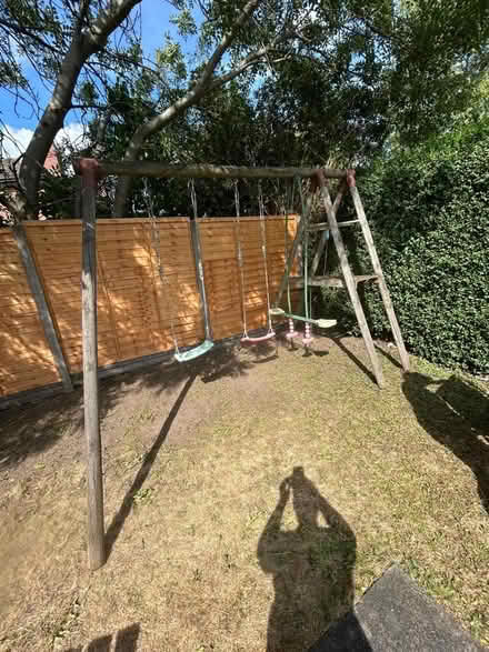 Photo of free Wooden swing , sea saw and slide (Killingbeck LS14) #1
