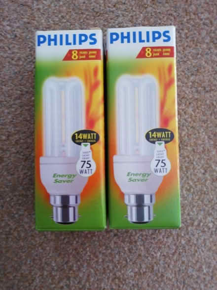 Photo of free Philips 75w energy saver bulbs (Warmley BS30) #1