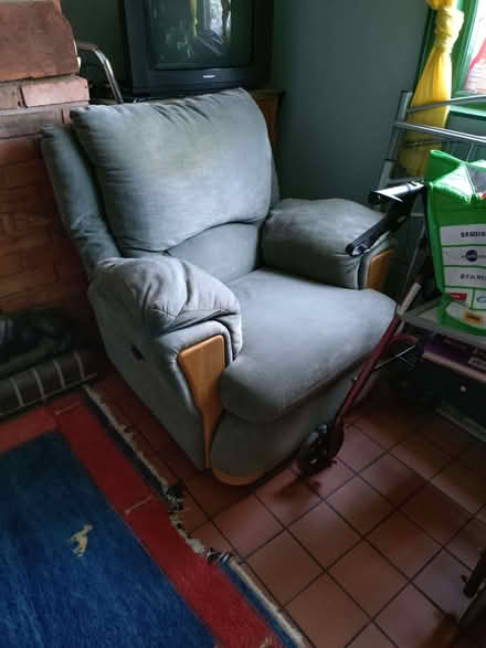Photo of free Fabric recliner armchair (Hodnet TF9) #1