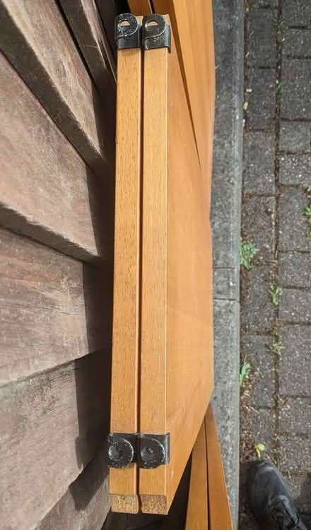 Photo of free Vintage String Shelf Wooden Shelves (PL4 Greenbank.) #3