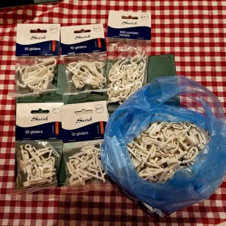 Photo of free 5Pkts Swish curtain gliders & Hooks (Broadbridge Heath RH12) #1