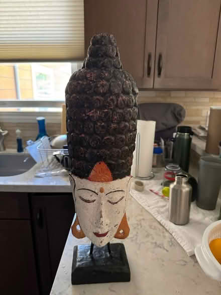 Photo of free Buddha head with white face (Monta Loma Mountain View) #1