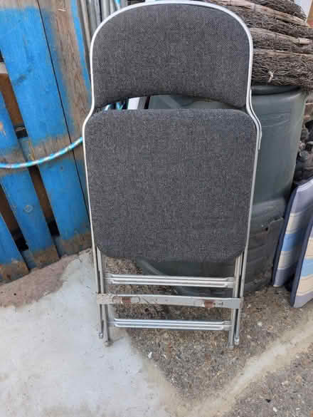 Photo of free 2 padded folding chairs (Woodley RG5) #2
