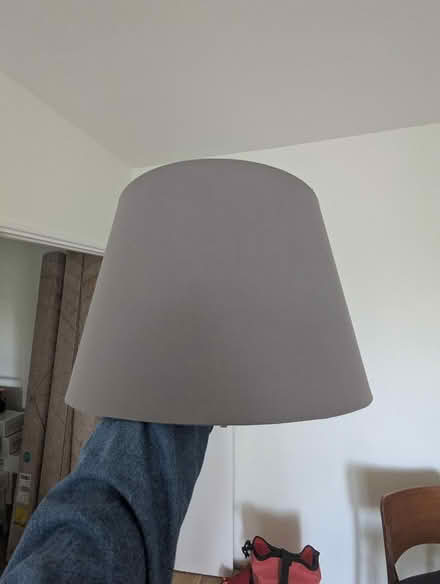 Photo of free Big grey ceiling lampshade (Haggerston E8) #1