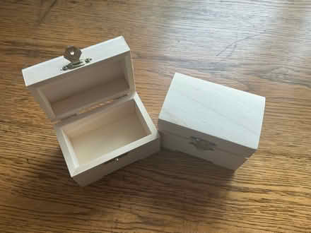 Photo of free Two little wooden boxes (Mexborough S64) #1
