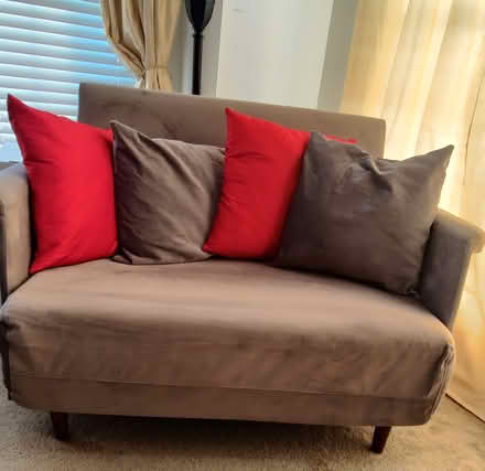 Photo of free Velvet Convertable Chair (Downtown 32202) #1