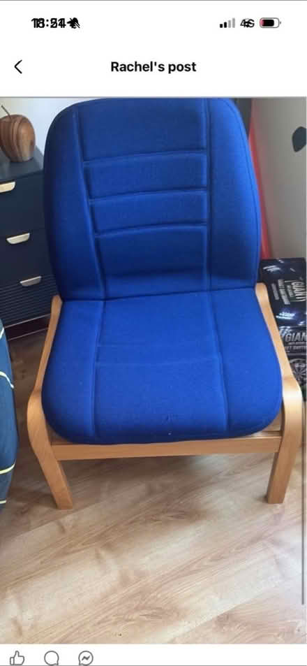 Photo of free Blue chair (Letchworth SG6) #1
