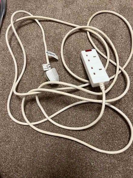 Photo of free Bag F. 2 socket extension lead (Beckenham BR3) #1